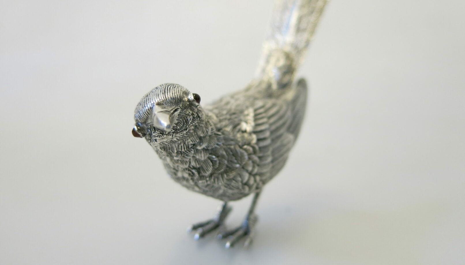 Reiniging verzilverde vogel